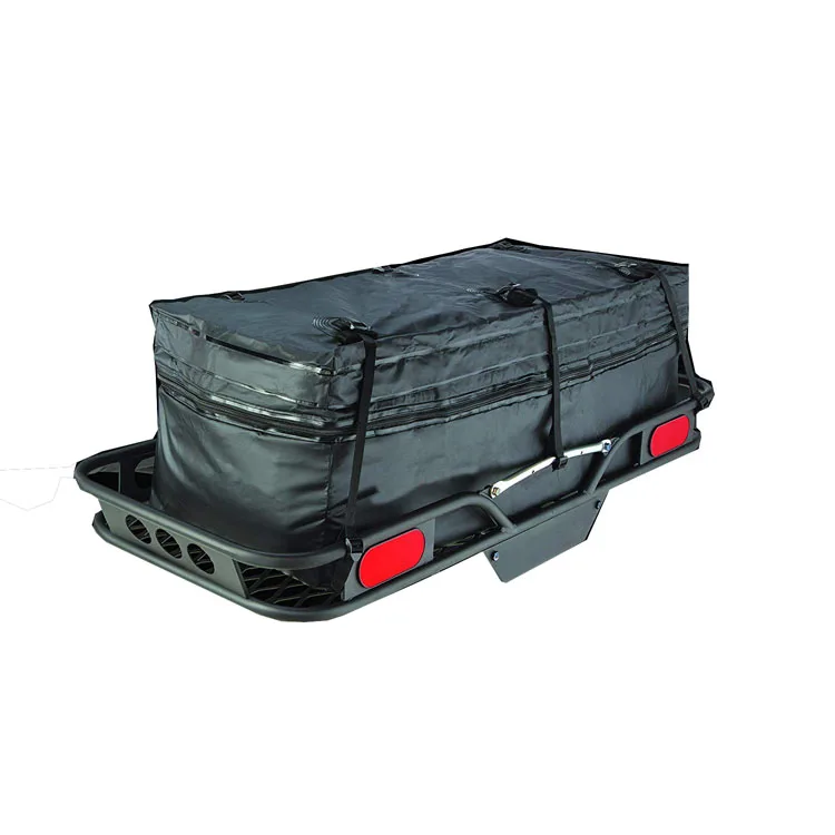 
Car Top Carrier 100% Waterproof Car Roof Bag Universal Luggage Expandable Hitch Tray Carrier 