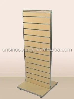 
High Quality Mdf Slatwall Display Panel With Aluminum manufacturer 