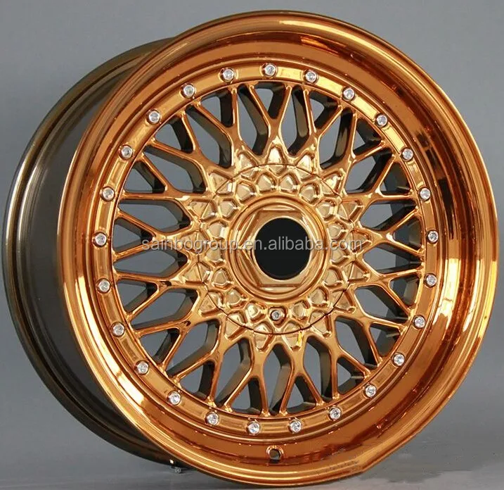 good quality rims 15 inch 8.0 vacuum chrome alloy wheel for car