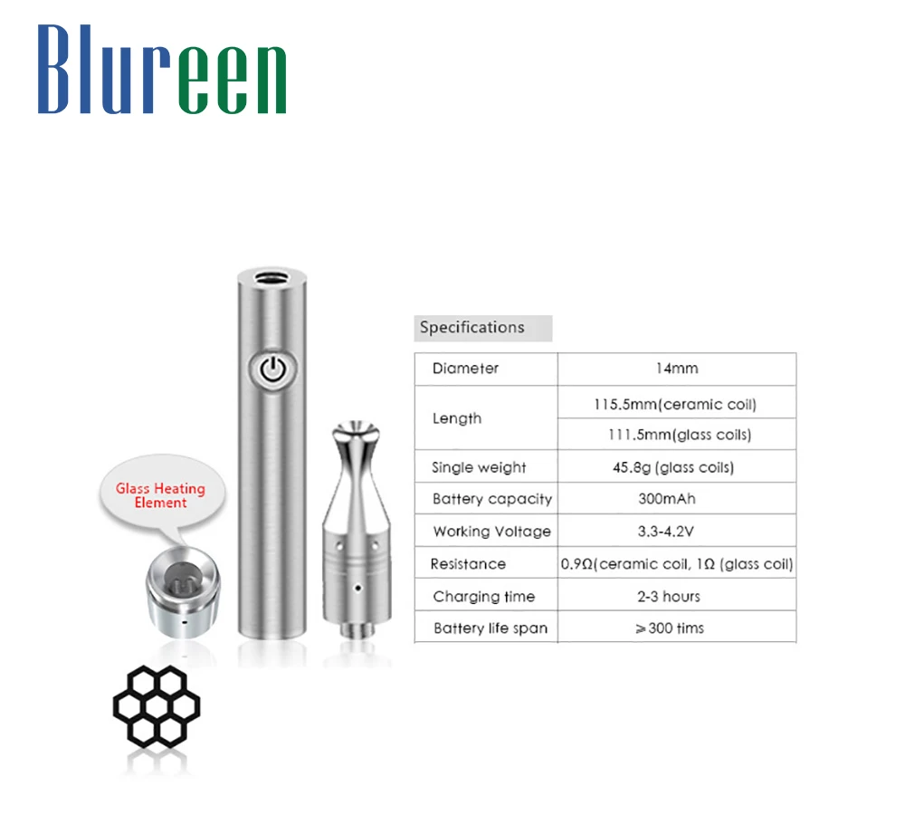 
Four-step Voltage Adjustment Electronic Lpro Electric Cigarettes Wax Pen 