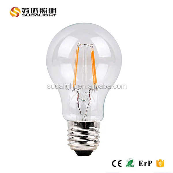 Bulb Lights Item Type and Glass Lamp Body Material  C35 led filament bulb E14 LED Filament Lamp