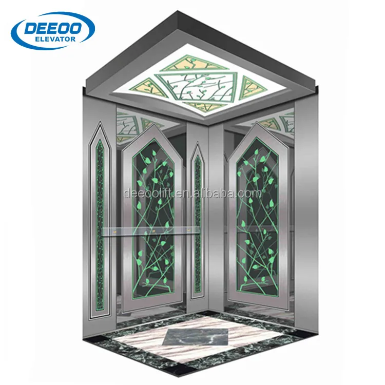 DEEOO best price 1250kg passenger lift size for 16 persons