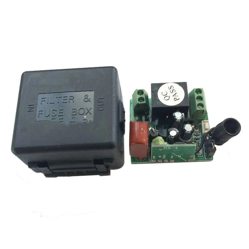 433Mhz Universal Wireless Remote Control Switch AC 250V 110V 220V 2CH Relay Receiver Module and 2pcs RF 433 Mhz Remote Controls
