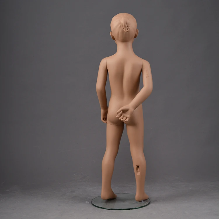 Custom fiberglass child mannequin full body realistic maniquies kids with sculpture head