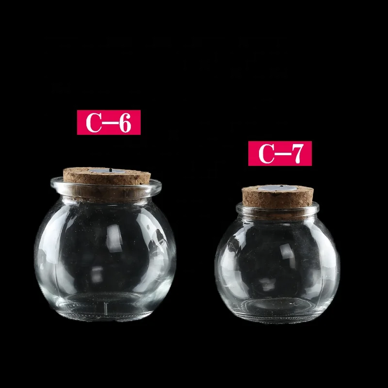  Стеклянная бутылка со светодиодной подсветкой деревянная крышка ручной