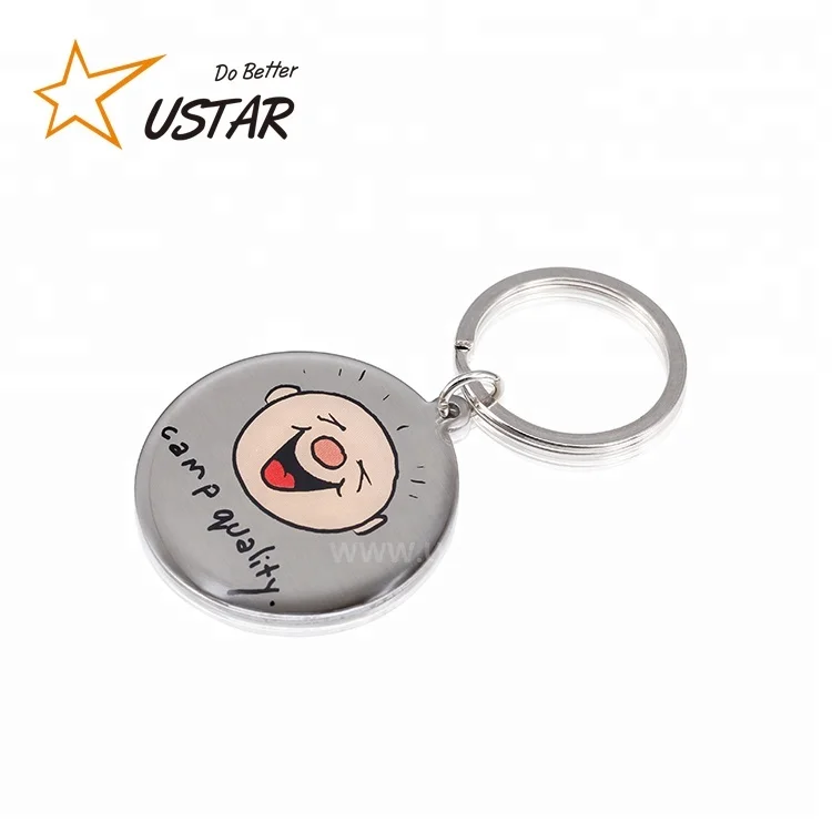 Keychain Supplier Custom Shaped Metal Key Holder/Keychain/Key ring With Logo For Promotional Gifts