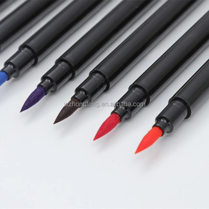 
2020 new design washable felt tip Water color brush pen 