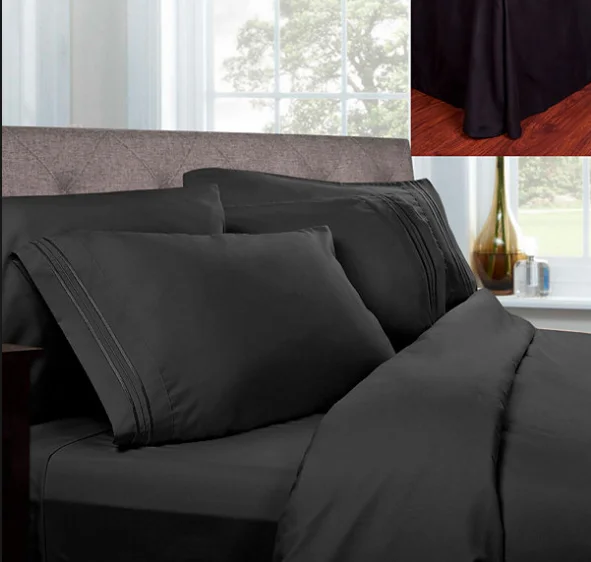 Soft Like 1800tc Egyptian Cotton Microfiber Bed Sheet Set