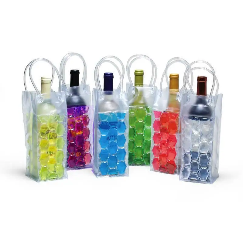Chilling Cooler Beer Cooling Gel Holder Carrier Wine Bottle Freezer Bag