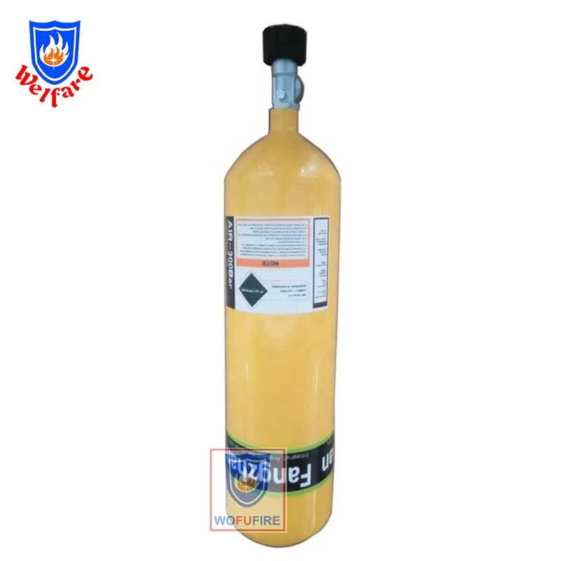 6ltr углеродистая сталь SCBA самосжатый дыхательный аппарат caba