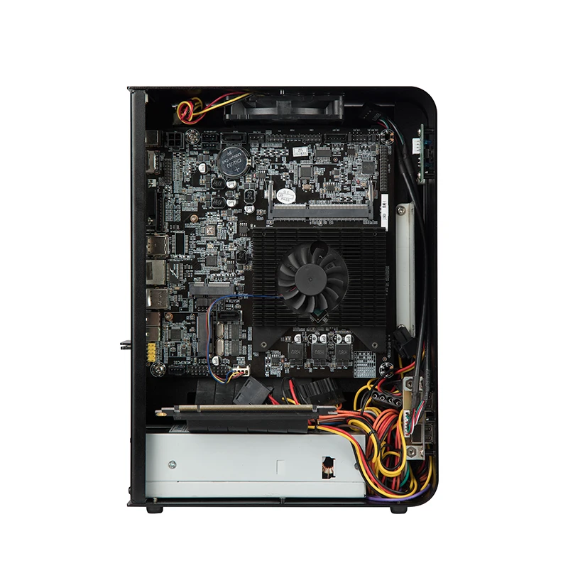 Корпус RGeek OEM U110 Micro ATX ITX, безвентиляторный мини-Корпус для ПК, прочный корпус для ПК, настольный шкаф с держателем для видеокарты