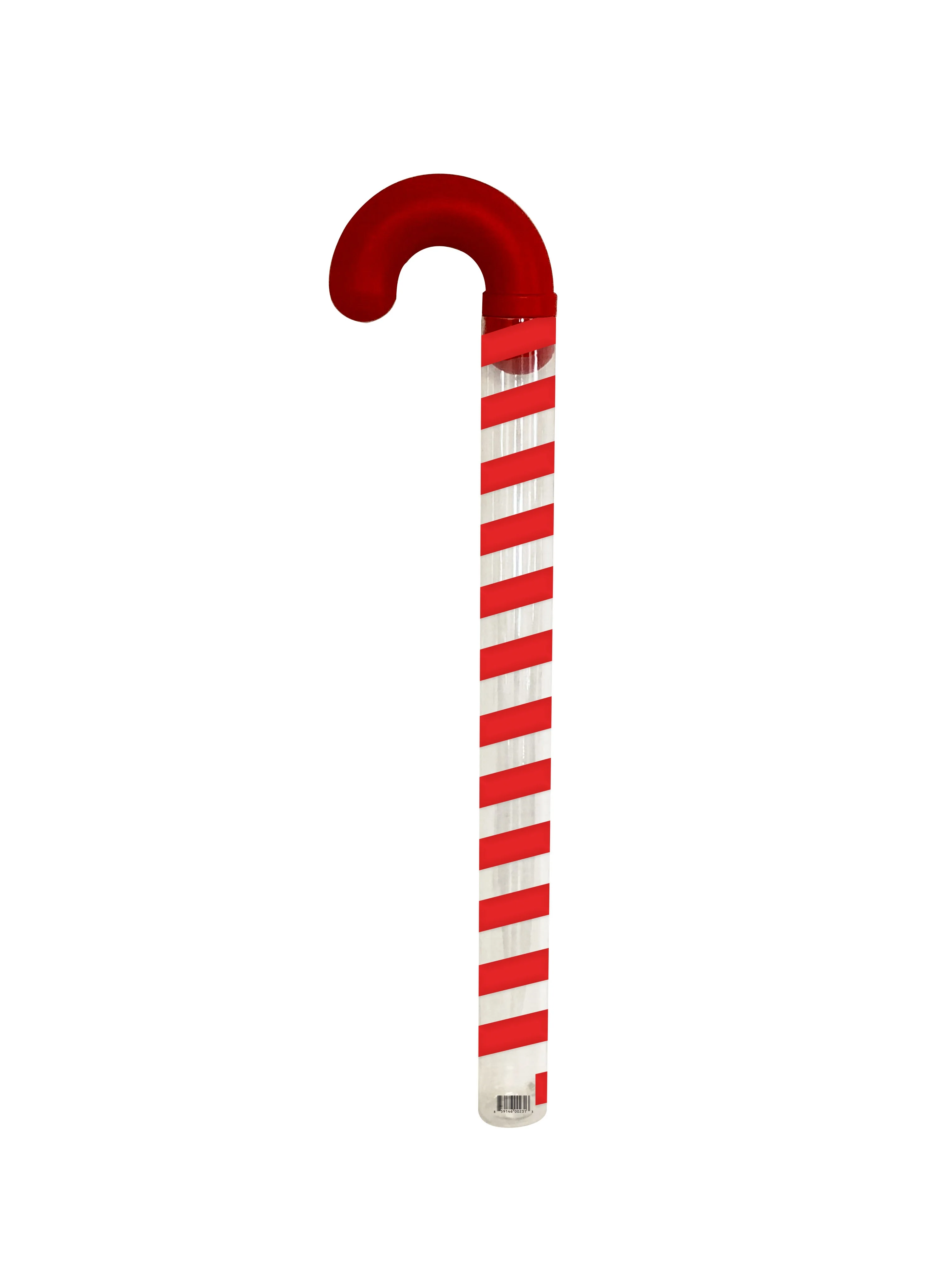 Plastic Candy Cane Tube for Christmas