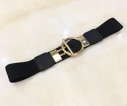 Elastic Belt Stretchable Belt with Interlocking Buckle