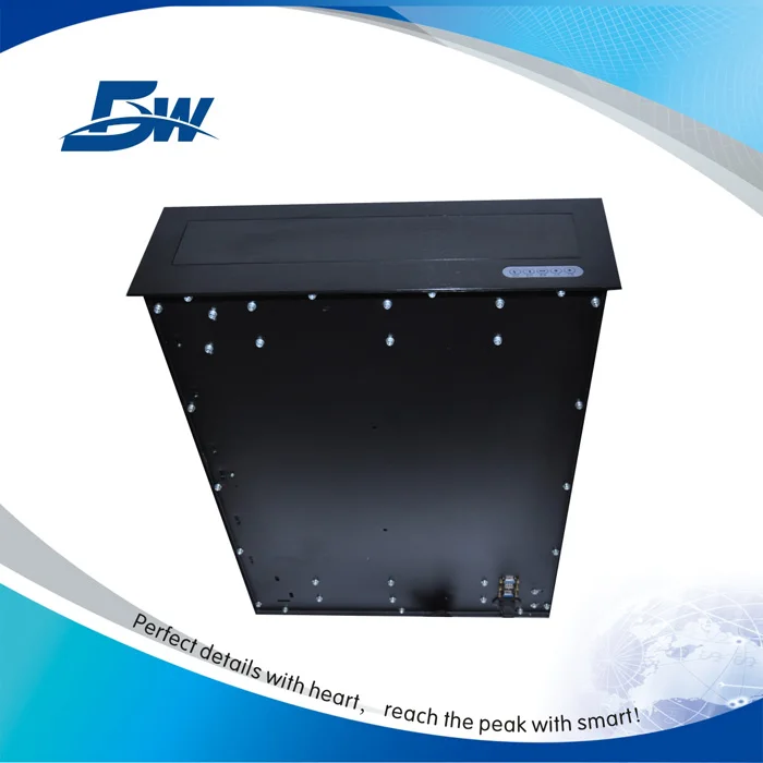 BW-LU19 Motorized Up And Down Vertical Lift Up Mechanism / Pop Up LCD Monitor Lift Box