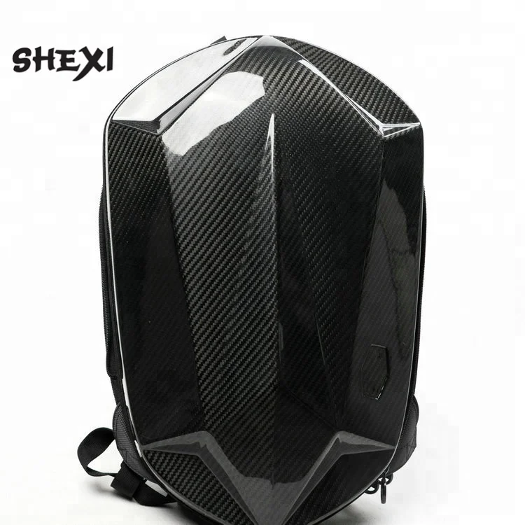 
2018 factory sale fashionable practical carbon fiber Motorcycle backpack Bag 