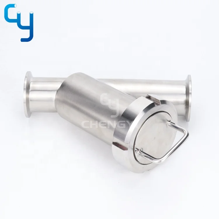Stainless steel sanitary Y type strainer