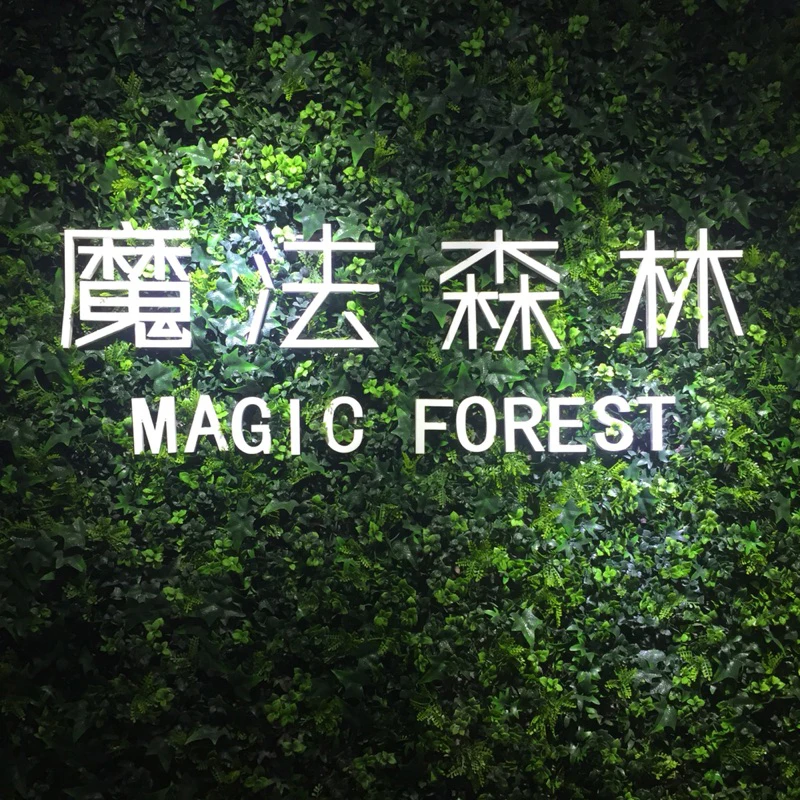 2019 New Design Planter Type Mixed Color Vertical Green Wall Artificial Green Wall for Home Garden Balcony Decoration