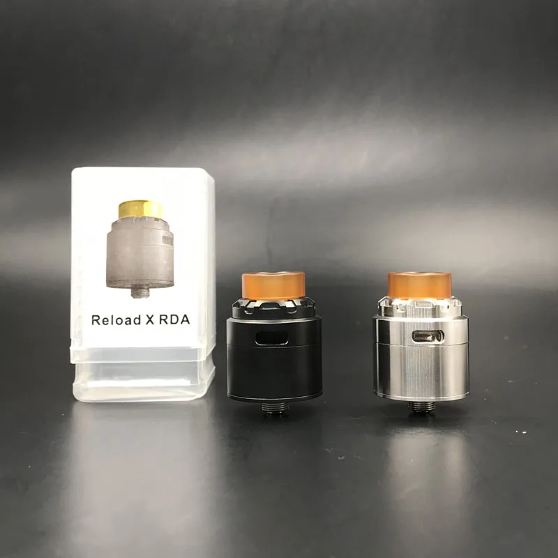  2018 Новое поступление Перезаправляемые Атомайзеры емкостью vape pod многослойное сочетание RDA 24 мм перезагрузки испаритель 4 вида цветов Перезагрузка х