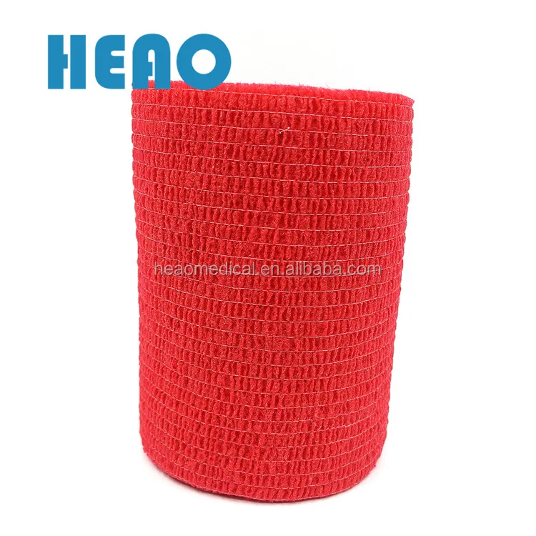 color and size custom athletic tape non woven elastic cohesive bandage