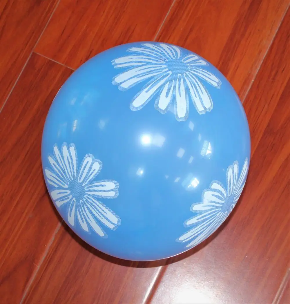 Custom Printing Latex Balloon/ 2.2g mix design flower print decoration balloons