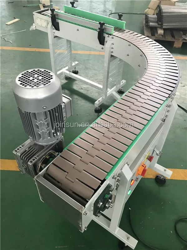 Plastic board slat chain conveyor bottle conveyor systems