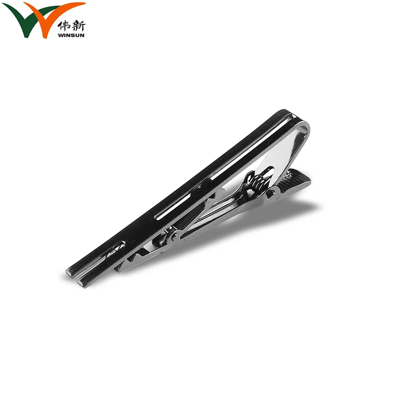 
Promotional Stainless Steel Tie Clips Customized Blank Simple Metal Crafts Mens Tie Clip 