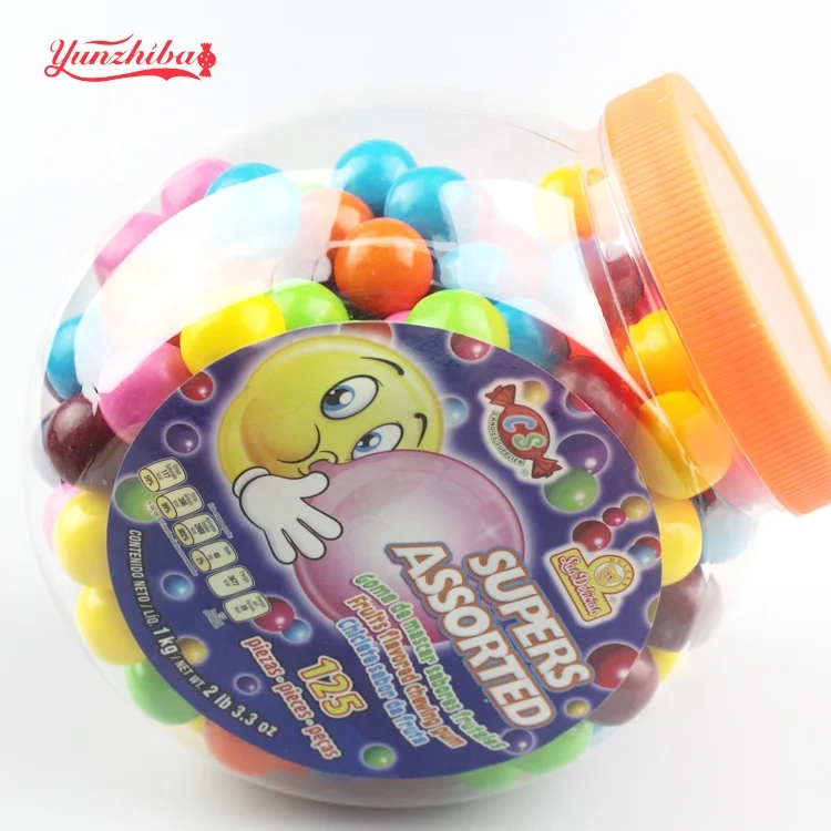 
Munufacturer Direct Sale BRC Certified Gumballs For Bubble Gum In Jars 