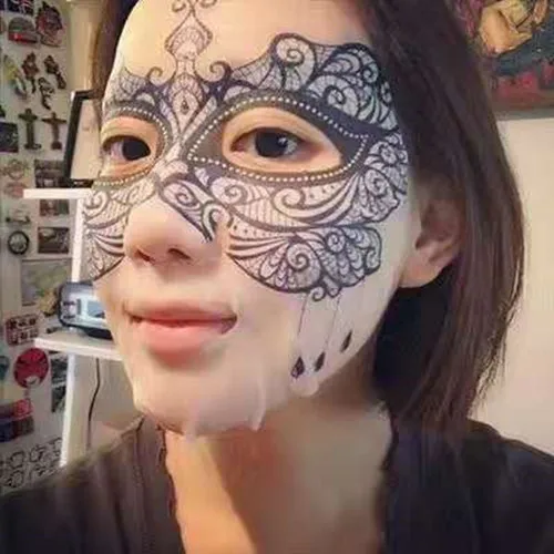 Красочные и игривые листовые Маски 100% натуральные лицевые маски