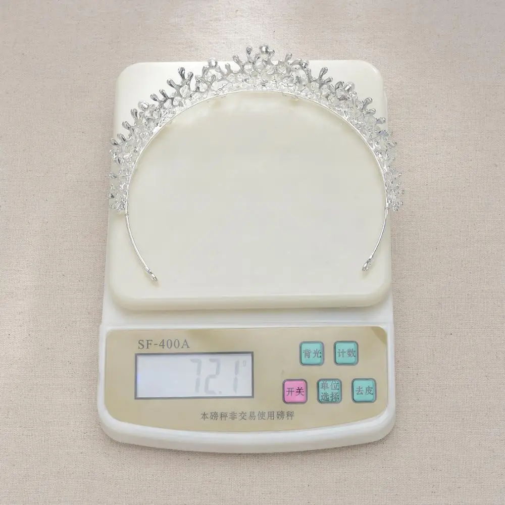 
Wholesale factory price Pearl Princess Crown Tiaras wedding Crowns for Bride 