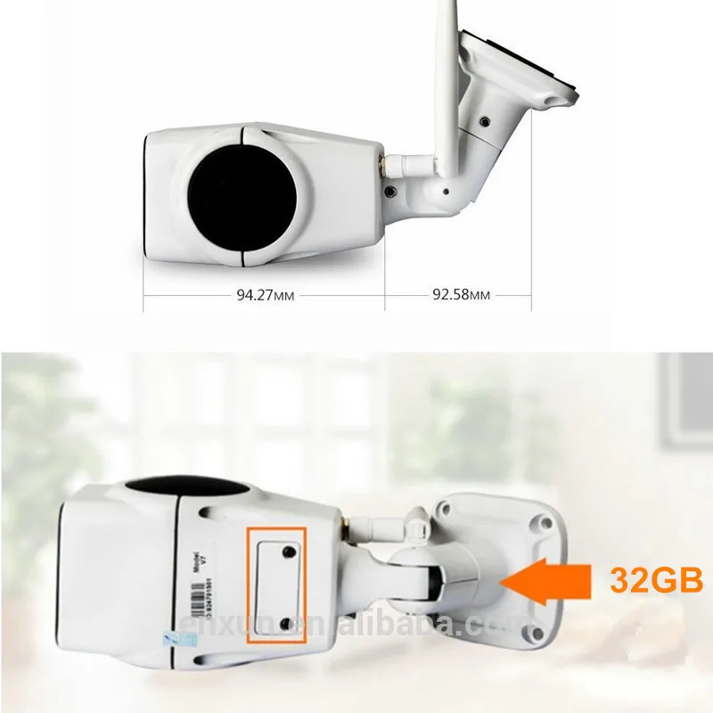 nightvision security VR IP camera 360 degree android