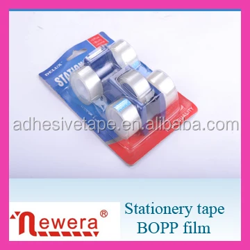 Bopp Stationery Adhesive Tape Roll with Package Made by Acrylic Material