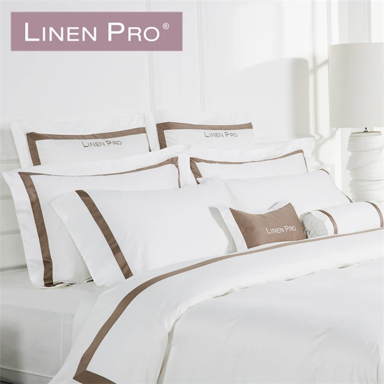 Комплект постельного белья Home choice, постельное белье для отеля белого цвета + постельное белье для гостиницы, простыня с натяжками «Хилтон» + 100 хлопок, постельное белье для отеля