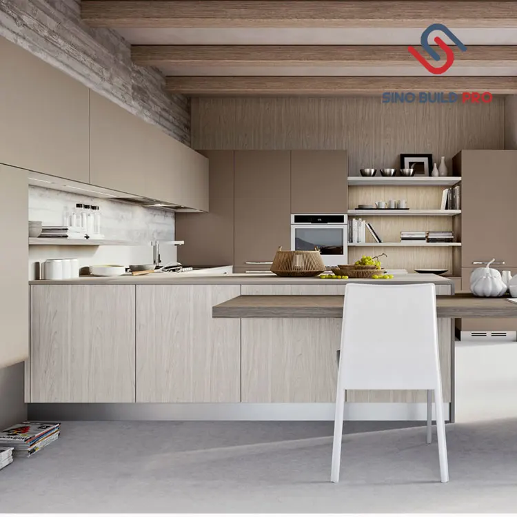 Современный глянцевый кухонный шкаф, современный белый лаковый кухонный шкаф, доступный современный кухонный шкаф, простой дизайн