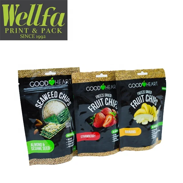 Пищевая упаковка из фольги с принтом пакет для высечки фисташек и сухофруктов