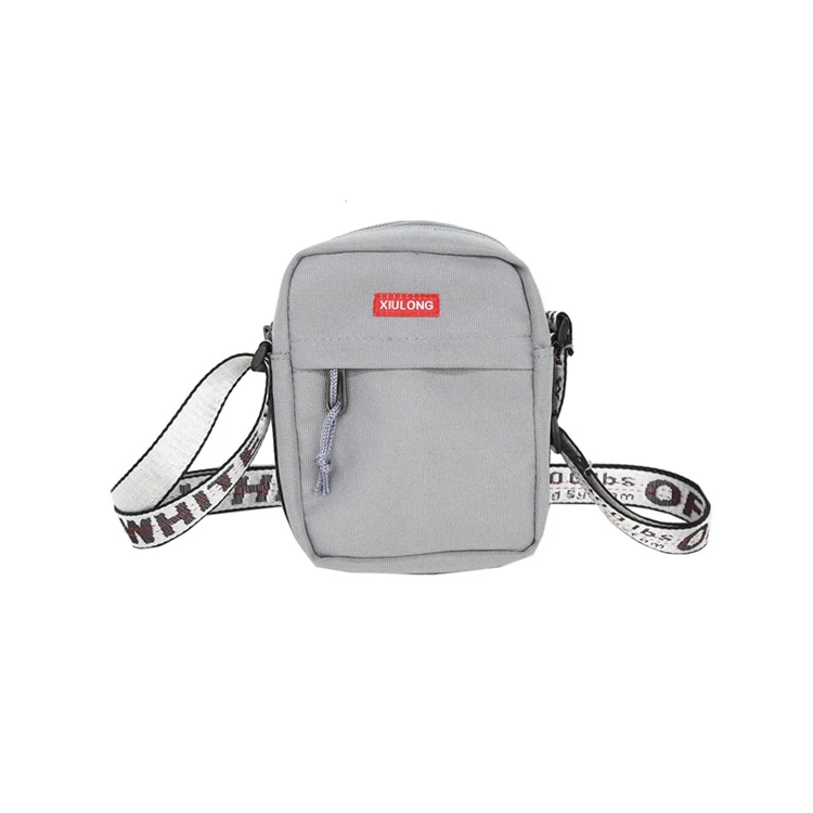 custom women mini small fashion canvas shoulder crossbody messenger bag