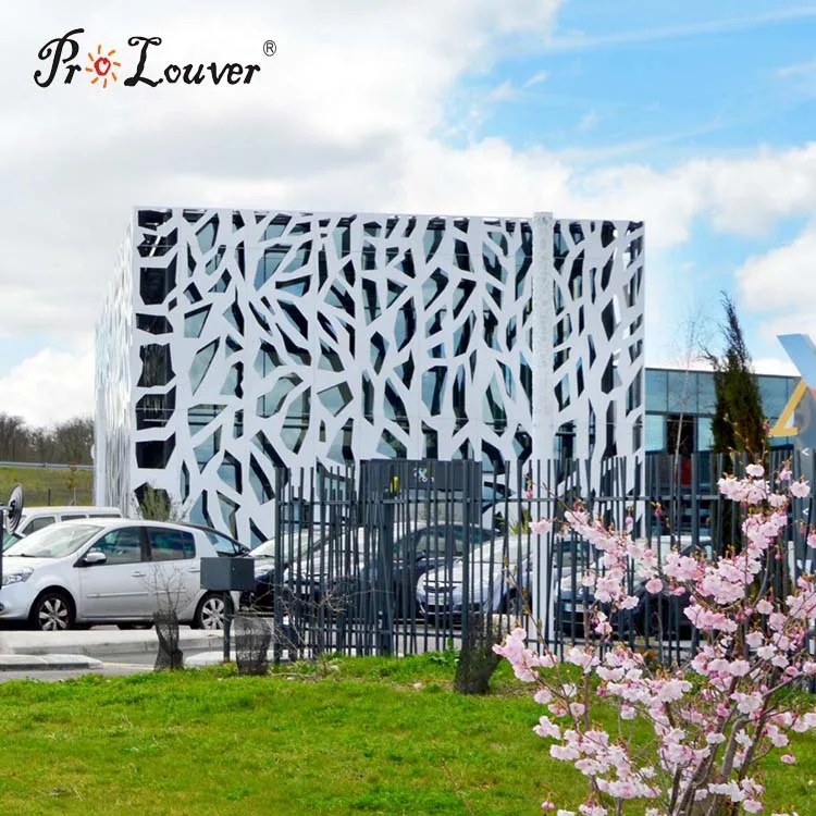 Aluminum Perforated Metal Screen Sheet Used For Hotel Facades