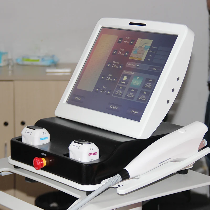 Beauty Salon Facial And Body Lifting 2D Hifu 3D Hifu With 8 Cartridges