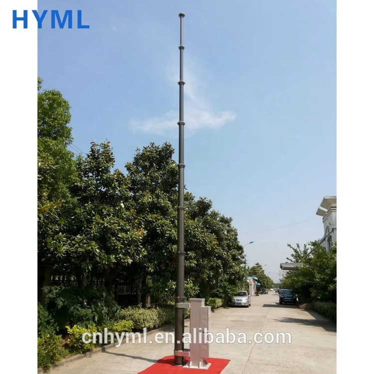 Telescopic Mast With ground Foundation