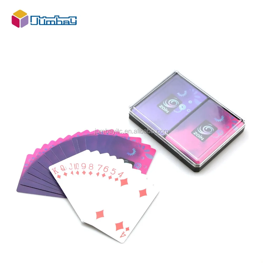 Professional personal customization Zain double deck plastic playing card
