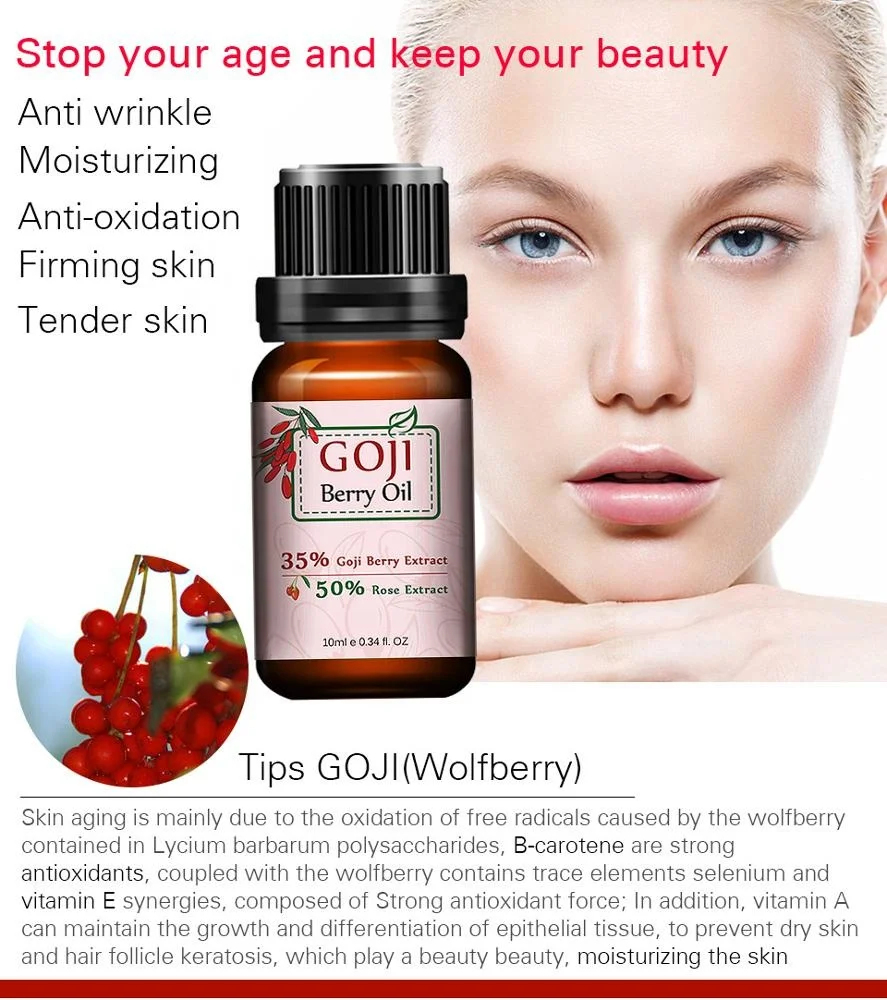 Lanthome Skin Care 100% Pure Natural Organic Anti Aging Rose Goji Berry Seed Massage Essential Oil