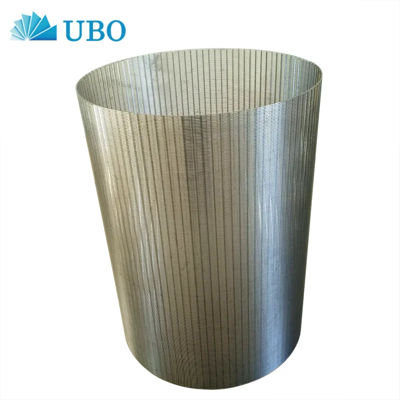 2mm steel mesh water filter cylinder strainer Wedge wire drum filters with sieve screen for aquaculture