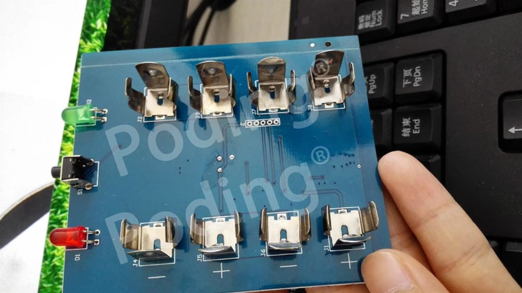 THM AA, CR2 Battery Holder RoHS Nickel Plated Spring Steel 14250, 14250 Battery Clip