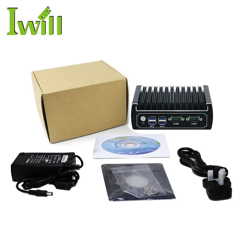 2017 thin client IBOX-501 N13 L2 i5-6200U pc Wifi/3G/4G fanless dual lan with M.2 linux system