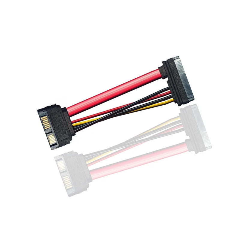 7 + 15 до 7 + 6 P красный SATA IDE HDD питания жесткий диск кабель