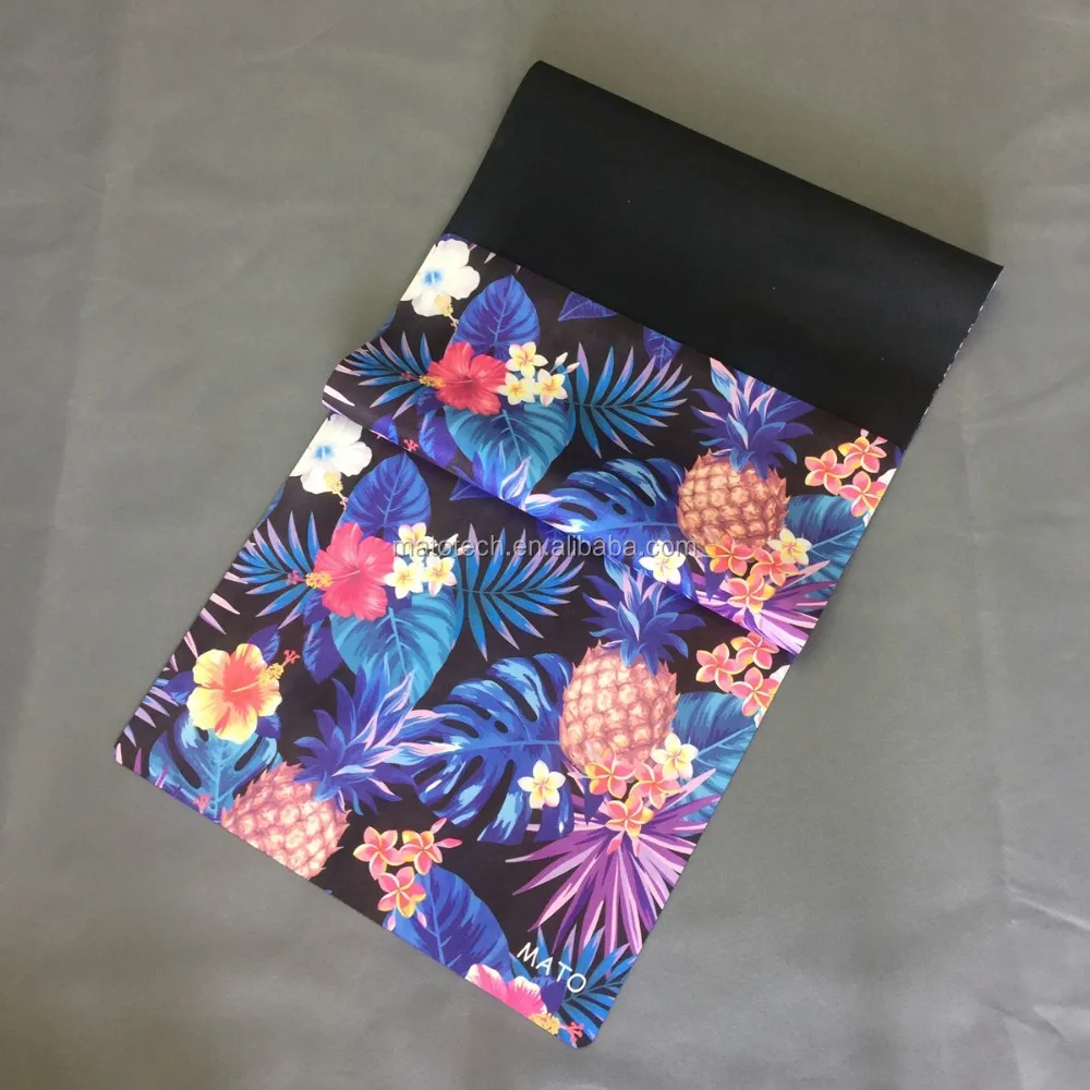 Digital Printed yoga organic mat Eco Microfiber Suede Yoga Mat