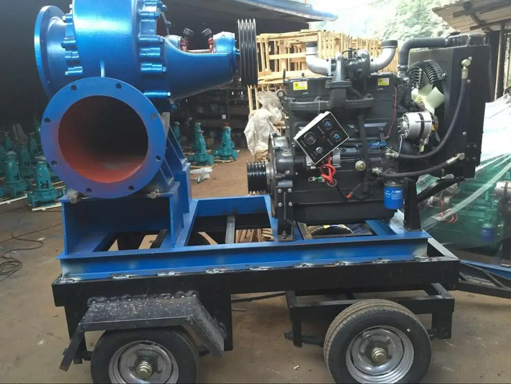 HBC 12inch 16inch 20inch Big Size Electric Motor Mixed Flow Discharge Irrigation Pump End Suction Centrifugal Pump