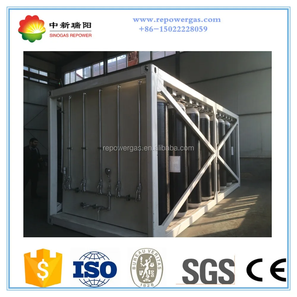 
30 ft CNG Transportation Cylinder Cascade Skid Container 