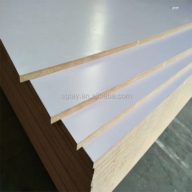 
mdf 10mm melamine mdf board in linyi 