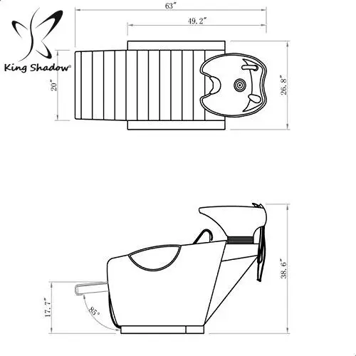 Shampoo Chairs Massage Shampoo Chair Reclining Shampoo Chair Salon Furniture Commercial Furniture Modern Workshop