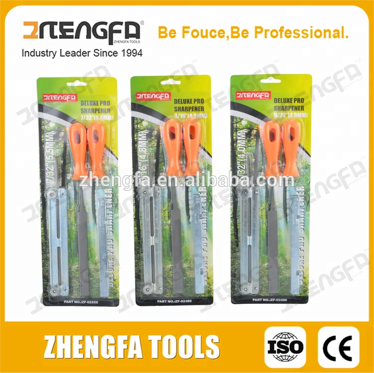 
Combined Chain Saw File Kit 6pcs Round File Plastic Handle 